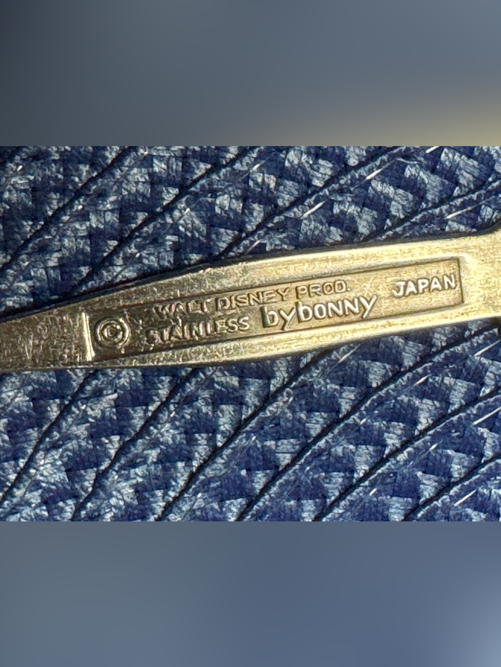 Walt Disney Productions Mickey Long Stainless Steel Child's Spoon By Bonny Japan - Picture 5 of 6